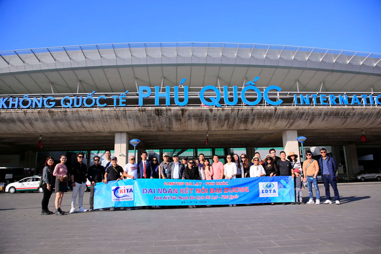 hội lữ hành Lâm Đồng LDTA tổ chức famtrip đoàn khảo sát du lịch Phú Quốc kết nối đường bay Đà Lạt - Phú Quốc - lta.vn